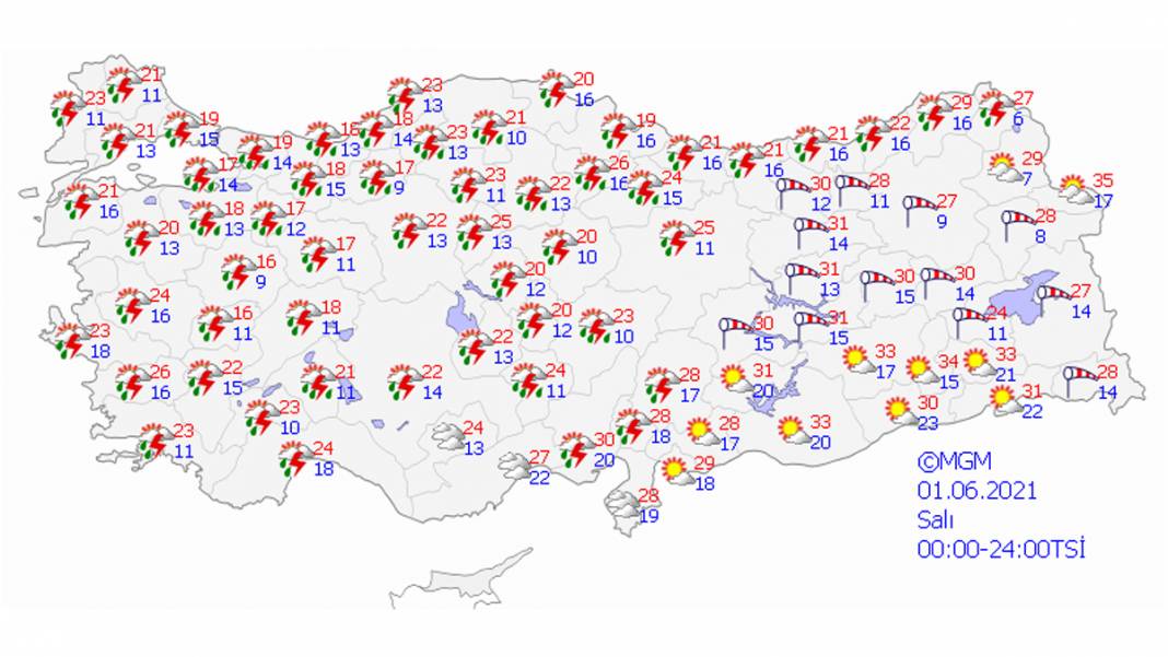 Meteoroloji: Çok kuvvetli geliyor ve hemen gitmeyecek 11